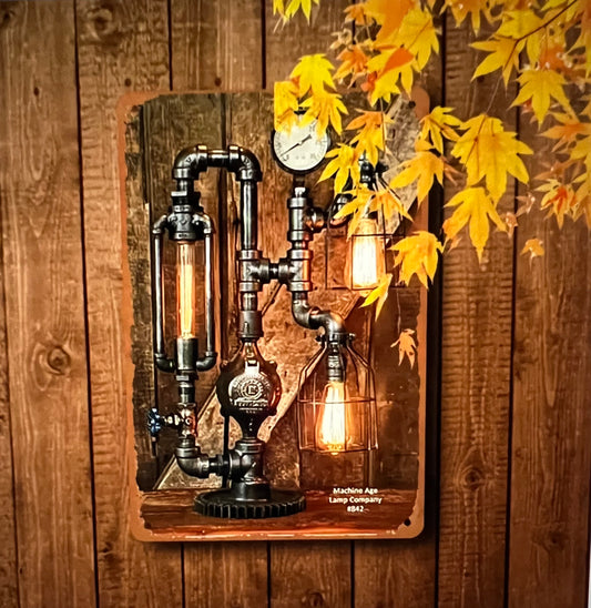 METAL STEAM IRON WALL ART DECOR