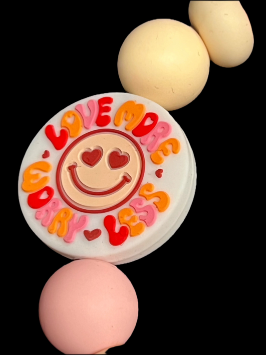 Love More Worry less with sun Pendent.