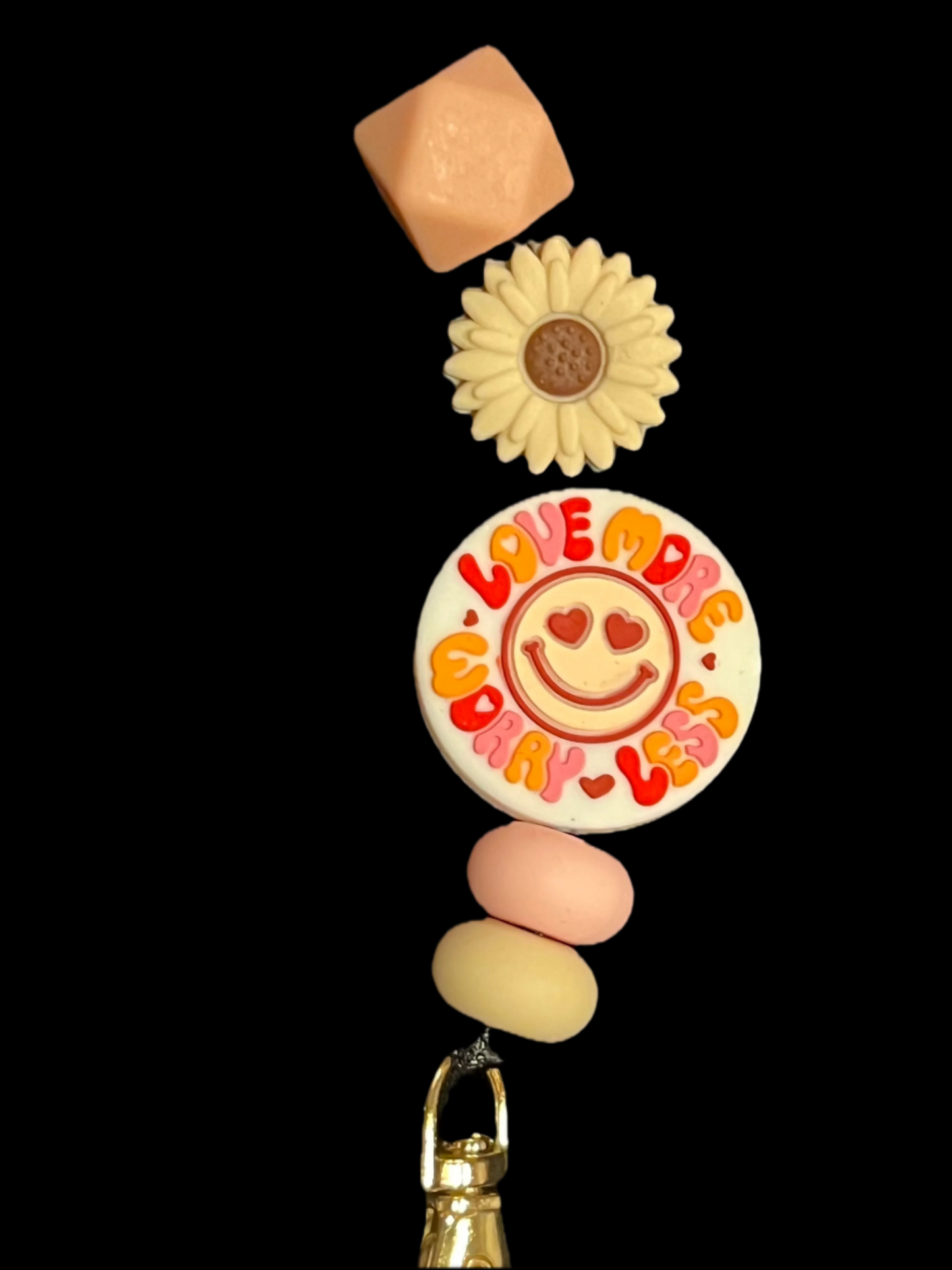 Love More Worry less with sun Pendent.