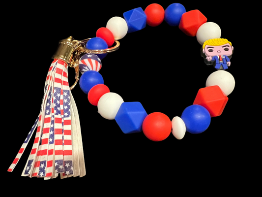 MAGA WITH TRUMP PENDENT