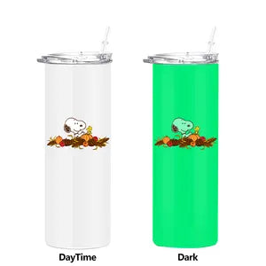 20oz SKINNY STRAIGHT SUBLIMATION CUP GLOW IN THE DARK