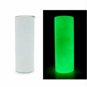 20oz SKINNY STRAIGHT SUBLIMATION CUP GLOW IN THE DARK