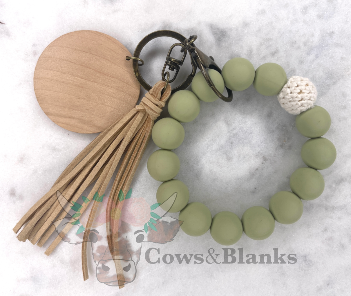 BOHO CROCHET SILICONE BEADED WRISTLET/BRACELET