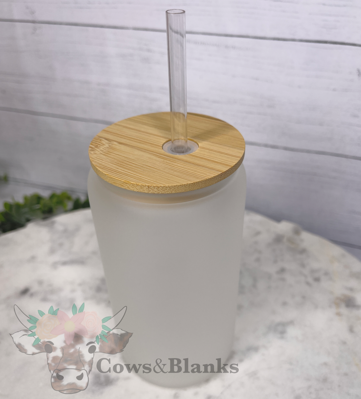 16oz FROSTED GLASS SUBLIMATION LIBBY CUP