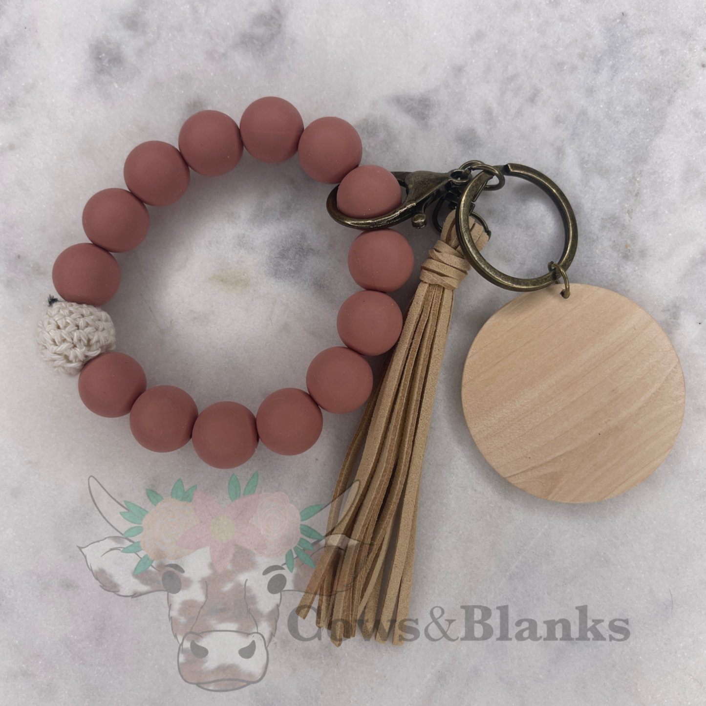 BOHO CROCHET SILICONE BEADED WRISTLET/BRACELET